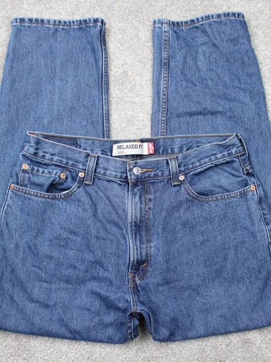 Levi's Other - Levi's 550 Jeans Mens 36x30 Blue Relaxed Fit 100% Cotton 5-Pocket Denim Y2K